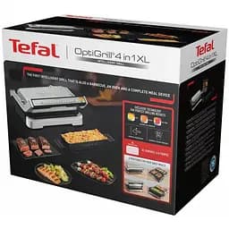 Гриль прижимний Tefal OptiGrill 4 in 1 XL 2200 Вт (GC784D30) - мініатюра 12