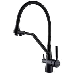 Смеситель для кухни под осмос Globus Lux GLLR-0800-10-01 000024671 Черный матовый