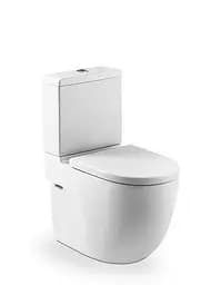 Унитаз - компакт Roca Meridian-N Rimless с сидением Soft Close A34224L000+A341240000+A8012AC00B, Белый