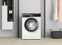 Пральна машина Whirlpool фронтальна, 6кг, 1200, A+++, 43см, дисплей, інвертор, люк чорний, білий (WRBSB6228BUA) - мініатюра 7