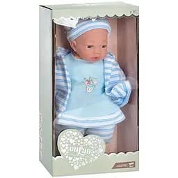 Лялька Пупс на батарейках м'яконабивна 2 види (02199A). Зі звуком