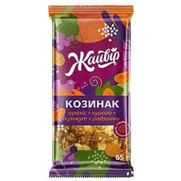 Козинак Жайвир Ассорти фруктово-ореховый 65 г