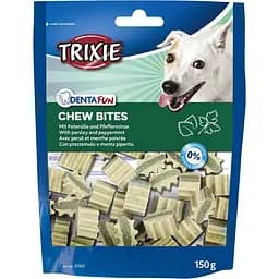Лакомство для собак Trixie Denta Fun Chew Bites с петрушкой и мятой 150 г