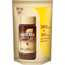 Кофе растворимый Nescafe Gold 280 г + 80 г