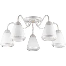 Люстра стельова Brille вінтаж E27 60W WH (BKL-579C/5)