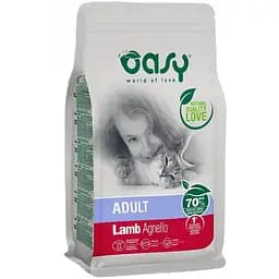 Сухой корм для кошек Oasy Lifestage Adult с ягненком 300 г