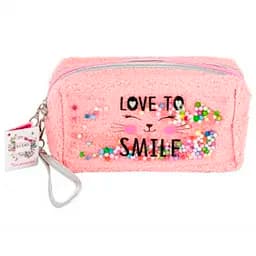 Детская косметичка Lukky «Love to Kiss» T24810 (розовый) плюшевая