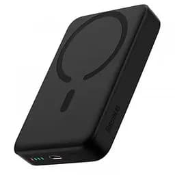Магнітний бездротовий акумулятор зарядний Baseus Magnetic Mini wireless Fast Charging 10000 mAh PPCX110201 - мініатюра 2