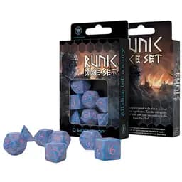 Набір кубиків Runic Glacier & pink Dice Set , 7 шт. (SRUN1S)