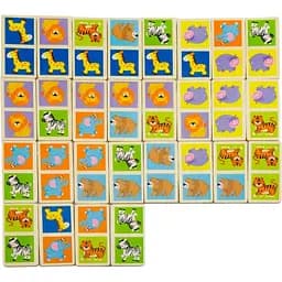Доміно Viga Toys Звірята (51307) - мініатюра 2