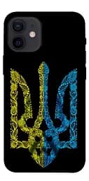 Чохол Demsky Жовтоблакитний герб для Apple iPhone 12 mini (5.4)