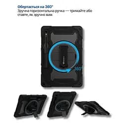 Чохол до планшета BeCover Horizontal handle Samsung Galaxy Tab S10 FE Plus (SM-X620/SM-X626) 13.1" Black (714568) - мініатюра 4