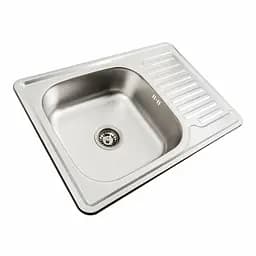 Кухонна мийка з нержавіючої сталі Platinum 7050 декор (0,8/180 мм), R, Decor - мініатюра 12