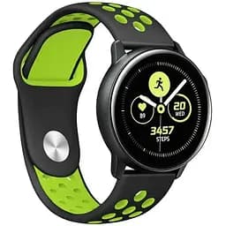 Спортивный ремешок Primo Perfor Sport для Samsung Galaxy Watch Active/Active 2 Black Green