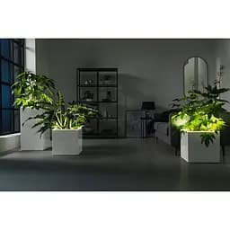 Вазон Lechuza Canto Premium Low LED 40 антрацитовий металiк (13783) - мініатюра 2