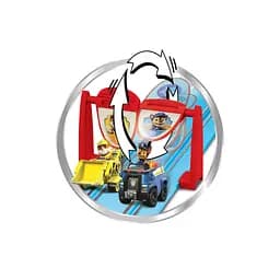 Гоночна траса дитяча First PAW PATROL – 2,9 м з героями Чейз та Раббл - мініатюра 5