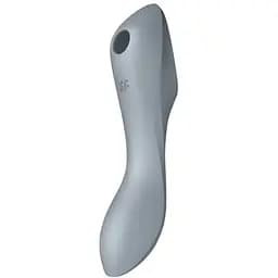 Вакуумный стимулятор с вибрацией Satisfyer Curvy Trinity 3 Серый