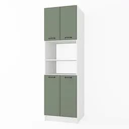 Пенал для кухні Moreli Id27-K75 Ш 600 мм В 2004 мм Г 588 мм Білий-Камуфляж (id27-k75-white-komufl)