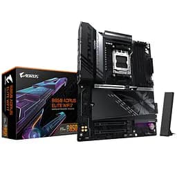 Материнська плата Gigabyte B850 ELITE WF7 sAM5 B850 4xDDR5 M.2 Wi-Fi BT ATX - мініатюра 5