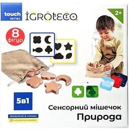 Сенсорний мішечок Природа Igroteco 900590, 6 варіантів гри