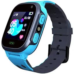 Детские смарт-часы Smart Baby Watch S1 с камерой GPS трекером ярким дисплеем Голубой