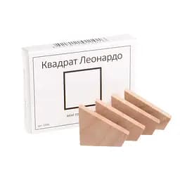 Мини-головоломка Квадрат Леонардо Заморочка 5004 деревянная