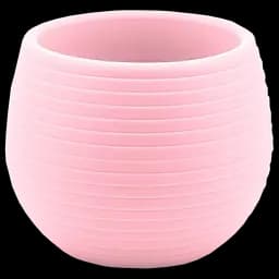 Горшок для цветов Serinova Colorful, 0.55 л, светло-розовый (ES03-PudraPembe)