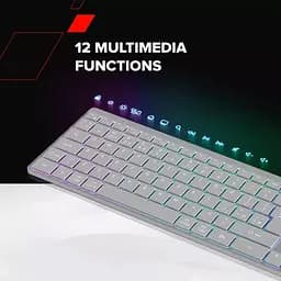 Клавіатура Canyon HKB-W11 UK/US RGB Dual Mode Wireless Grey (CNS-HBTK11G) - мініатюра 7