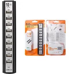 Хаб Usb 4You 10 портов активен (с дополнительным питанием)