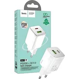 Мережевий адаптер Hoco N41 білий