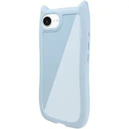 Чохол TPU GETMAN Cat with straps для Apple iPhone 16e / 17e (6.1) Blue - мініатюра 2