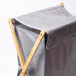 Кошик для білизни 52*30*60 см з бамбуковим каркасом Yiwu HP-41-17 - мініатюра 4
