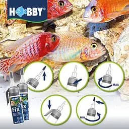 Клей, герметик акваріумний чорний Hobby Fix Underwater Adhesive black 200 мл (11965) - мініатюра 7