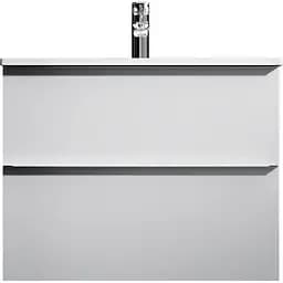 Тумба з умивальником AM.PM X-Joy S підвісна 80 см 2 ящики білий MTA-FHX0802WG-WCC0802WG Білий