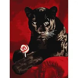 Картина за номерами "Солодкий погляд" ©art_selena_ua Ідейка KHO6727, 30х40 см