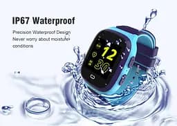 Дитячий смарт годинник Lemfo LT-31 з GPS, 4G SIM-картою та кнопкою SOS Розумний наручний годинник для дітей Блакитний - мініатюра 7