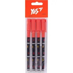 Набор ручек гелевых пиши-стирай Yes Anime 0.5 мм 4 шт. синий (450183)