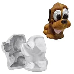 Форма алюмінієва "Собачка" для випічки святкового цільного кексу або пряника для дітей 11х10 см, Ласунка 83309