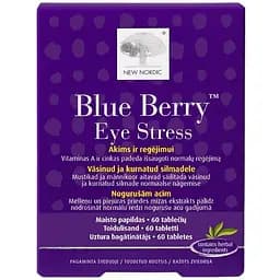 Вітаміни для очей New Nordic Blue Berry Eye Stress 60 таблеток