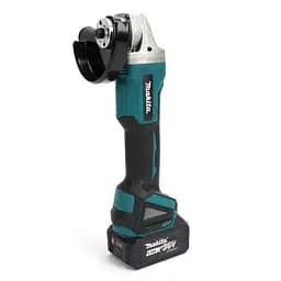 Набір електроінструментів Makita 4 в 1 Шуруповерт Гайковерт Перфоратор Болгарка два акумулятори в кейсі 36Вт Синій з чорним - мініатюра 4