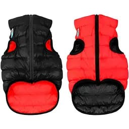 Курточка для собак AiryVest двостороння, L55, червоно-чорна