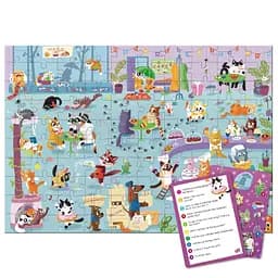Дитячий пазл Шукай та знаходь "Котяче кафе" DoDo Toys 300667, 100 елементів - мініатюра 3