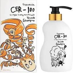 Шампунь для волосся з колагеном 500 мл Elizavecca CER-100 Collagen Coating Hair A+ Muscle Tornado Shampoo