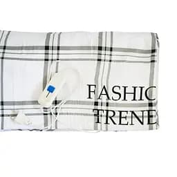 Електропростирадло з підігрівом Тріо-СамеТо "Fashion Trends — біле в клітинку 02101" термопростирадло 150x80 см (ST) - мініатюра 2