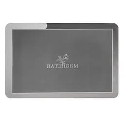 Влагопоглощающий коврик Sticker Wall серый Bathroom 38 x 58CM x 3MM D SW-00001563