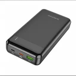 Павербанк на кілька входів зовнішній чорний акумулятор Power bank Borofone BJ19A PD20W+QC3.0 20000mAh - мініатюра 2