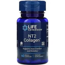 Коллаген неденатурированного типа II Life Extension NT2 Collagen 40 мг 60 мини капсул
