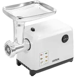 Електрична м'ясорубка Rotex RMG200-W 3 решітки 1500 Вт Біла