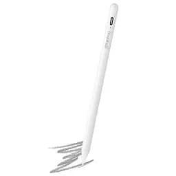 Стилус универсальный Goojodoq Active Magnetic 3 Gen Android iPhone iPad до 2017 Type-C 1.2mm белый