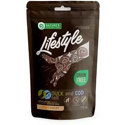 Ласощі для собак з утки та трески Nature's Protection Lifestyle snacks for dogs duck and cod rolls 75 г